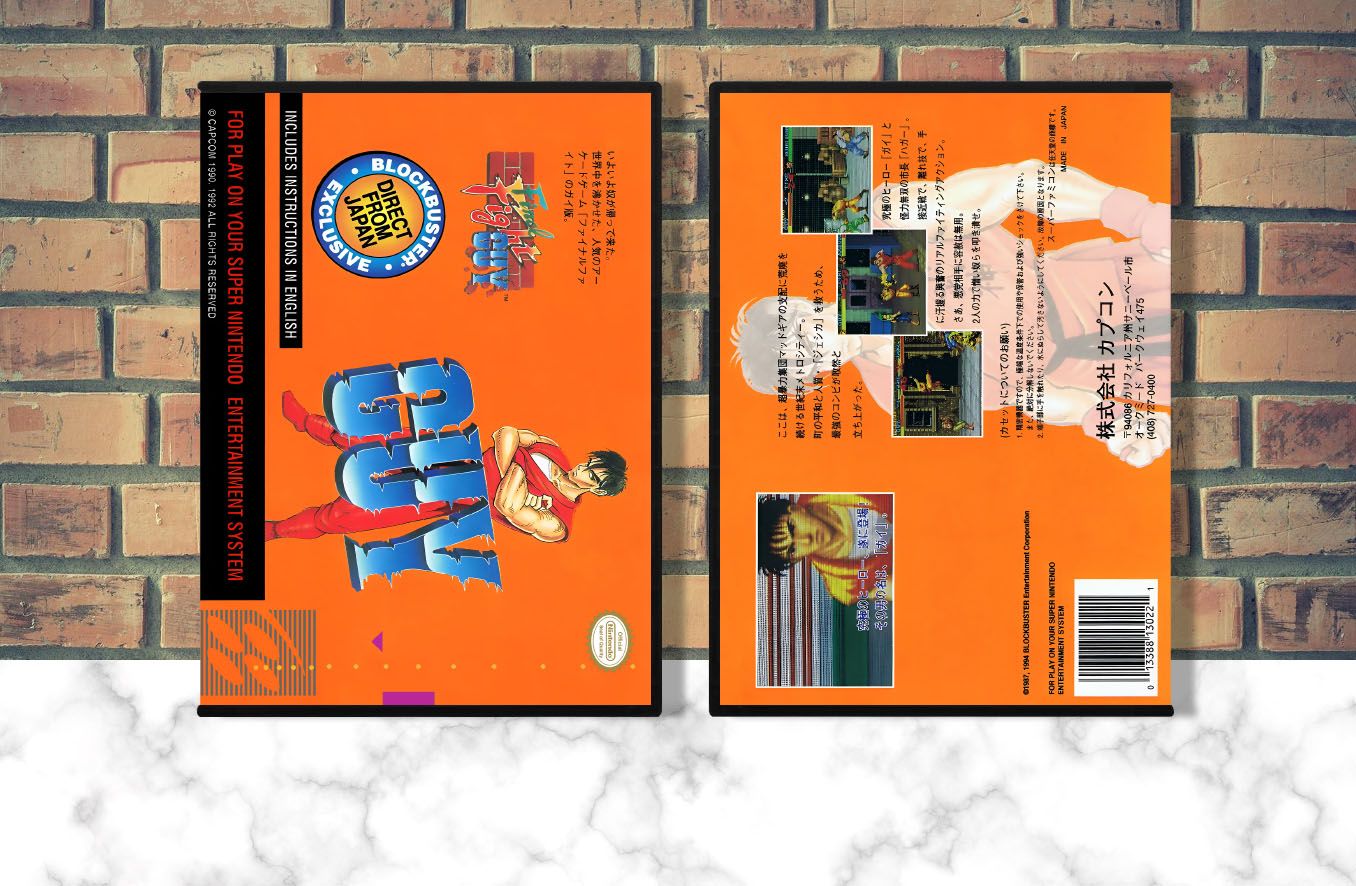 Final Fight Guy, Case Color: DARK GREY (OEM DS CASE COLOR)