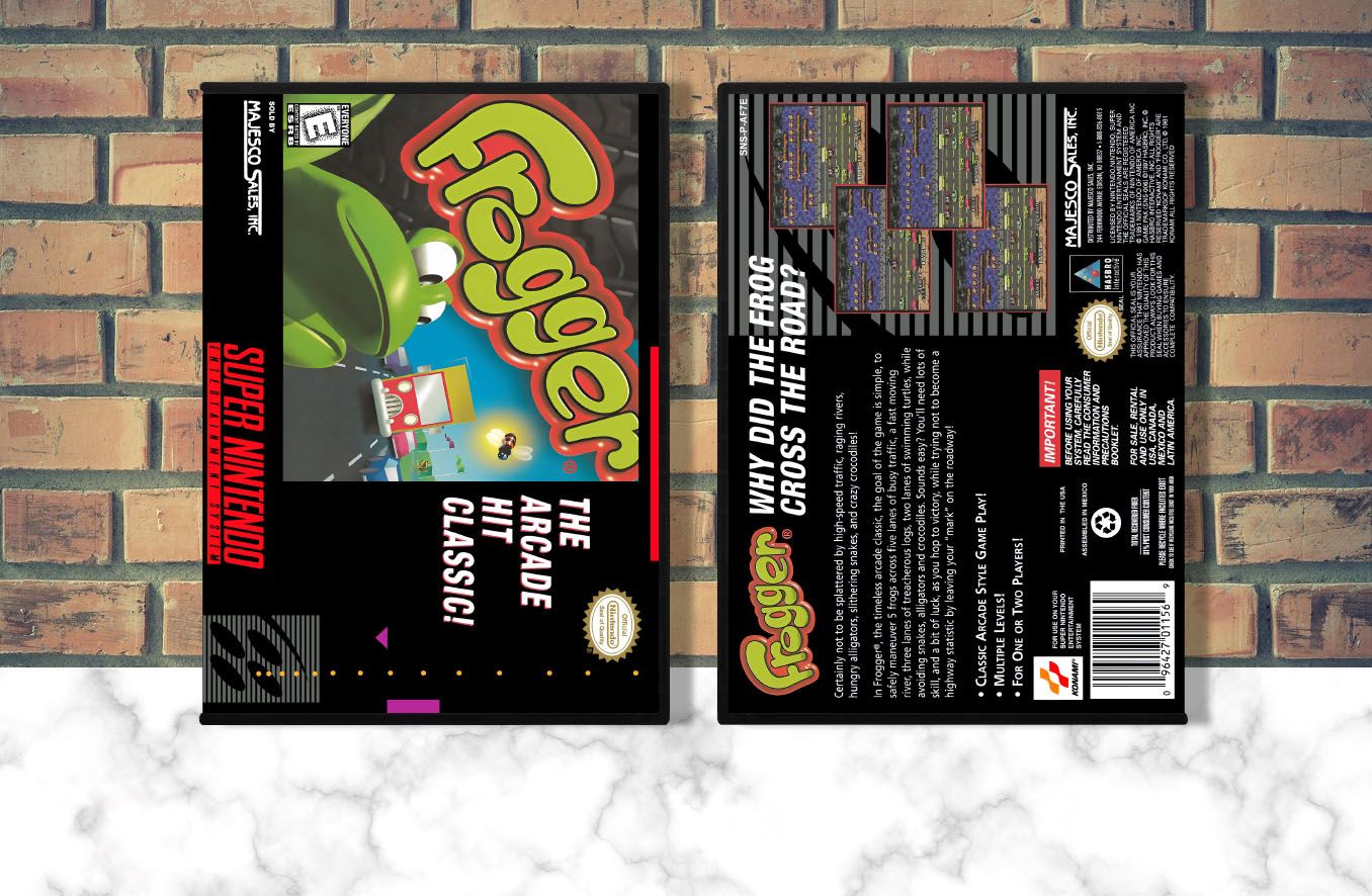 Frogger, Case Color: DARK GREY (OEM DS CASE COLOR)