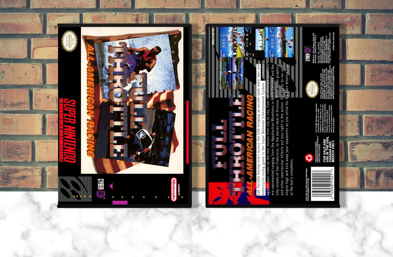 Full Throttle: All American Racing, Case Color: DARK GREY (OEM DS CASE COLOR)