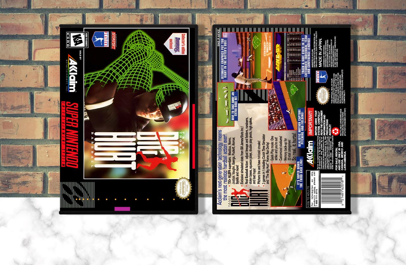 Frank Thomas&#39; Big Hurt Baseball, Case Color: DARK GREY (OEM DS CASE COLOR)