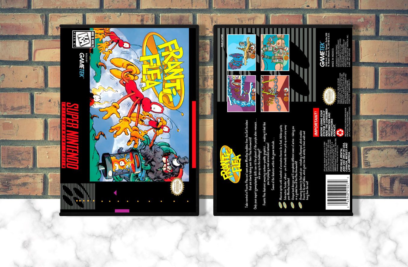 Frantic Flea, Case Color: DARK GREY (OEM DS CASE COLOR)