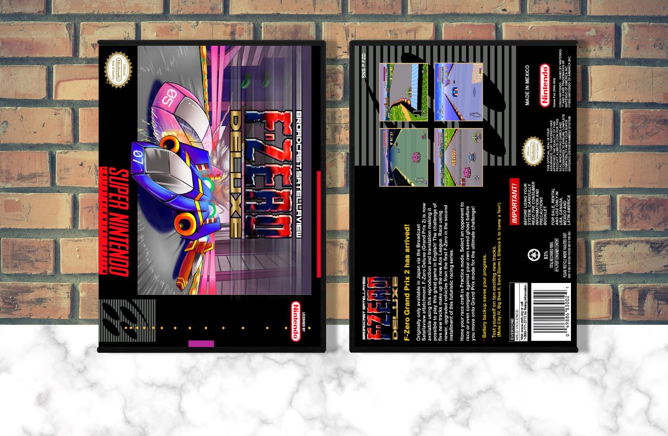 F-Zero Deluxe, Case Color: DARK GREY (OEM DS CASE COLOR)