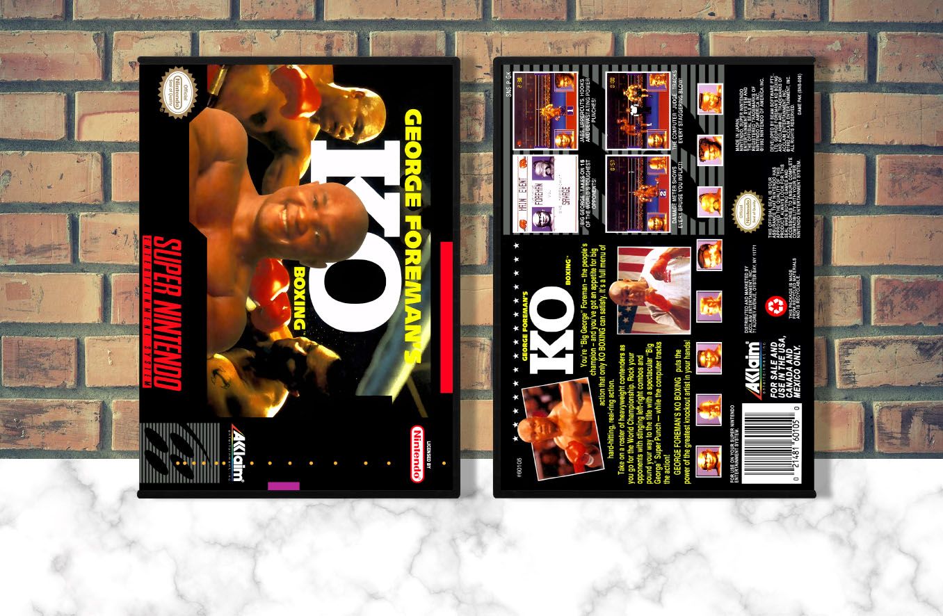 George Foreman&#39;s KO Boxing, Case Color: DARK GREY (OEM DS CASE COLOR)