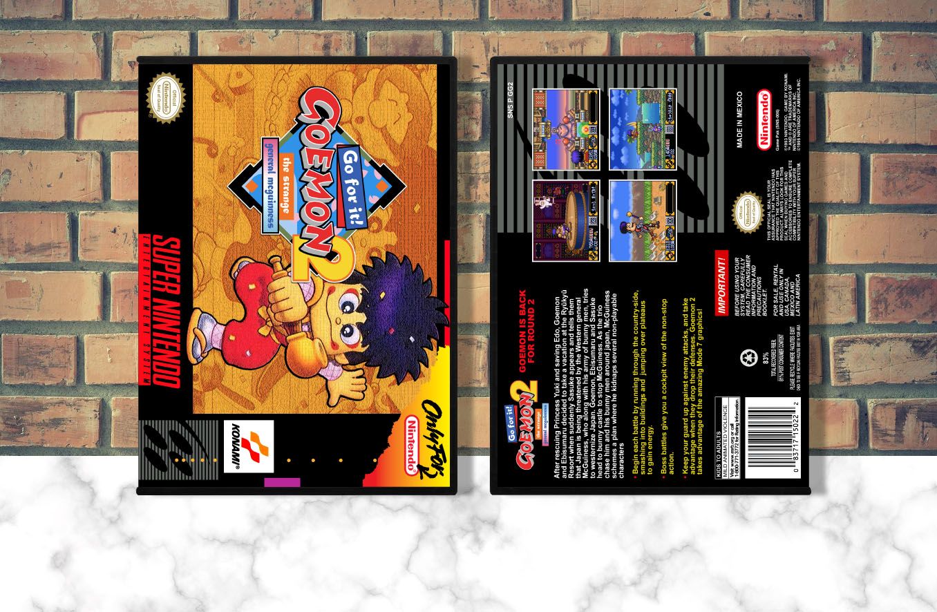 Go for it Goemon 2: The Strange General McGuinness, Case Color: DARK GREY (OEM DS CASE COLOR)