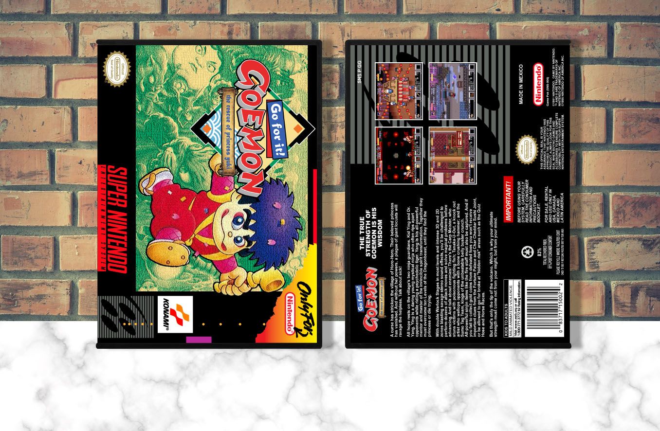 Go for it Goemon: The Rescue of Princess Yuki, Case Color: DARK GREY (OEM DS CASE COLOR)