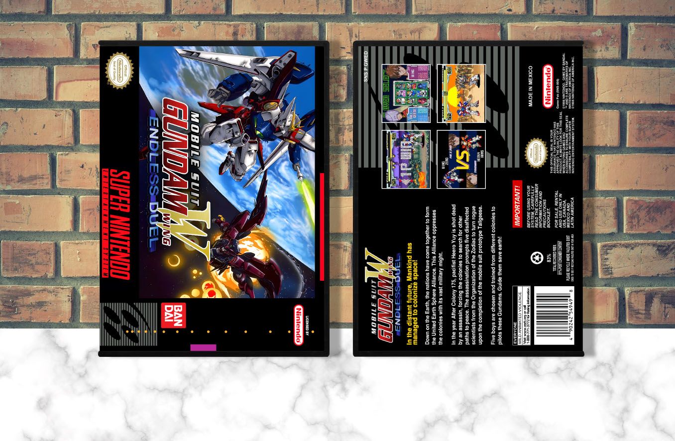 Gundam Wing – Endless Duel, Case Color: DARK GREY (OEM DS CASE COLOR)