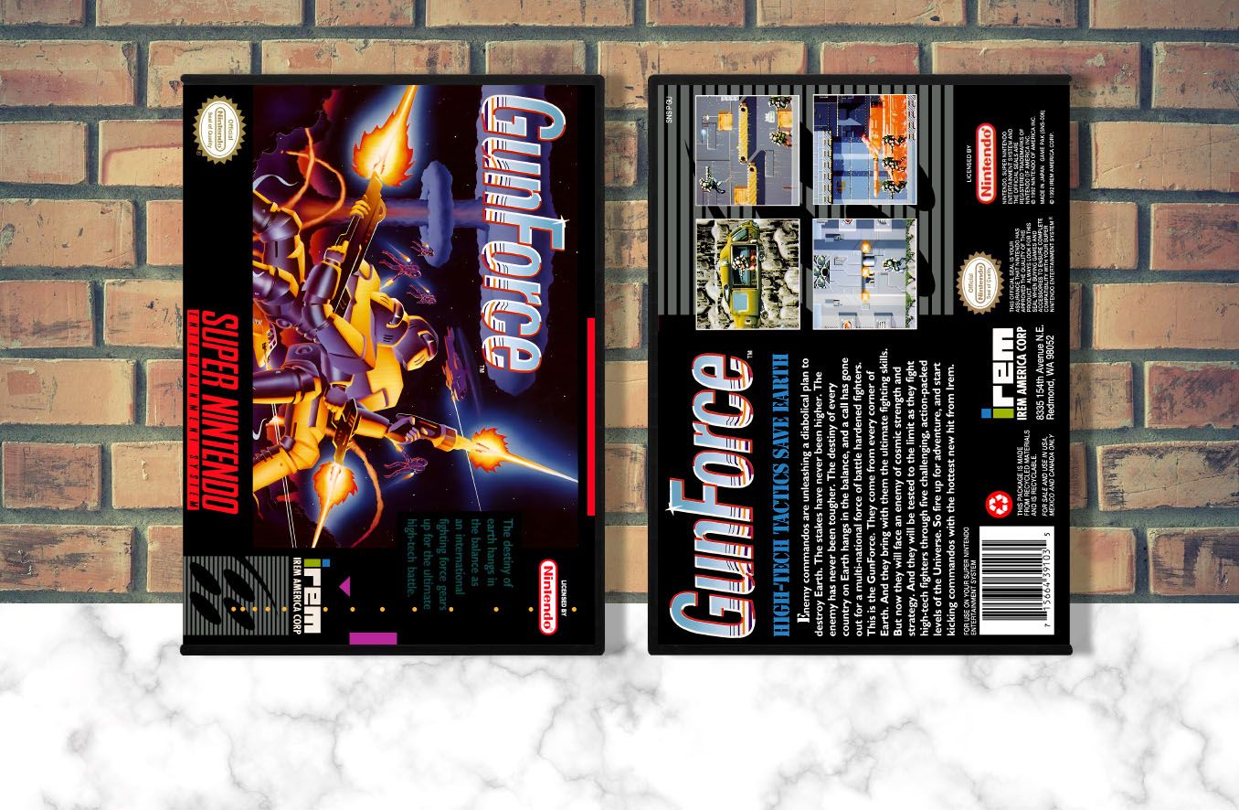 GunForce, Case Color: DARK GREY (OEM DS CASE COLOR)