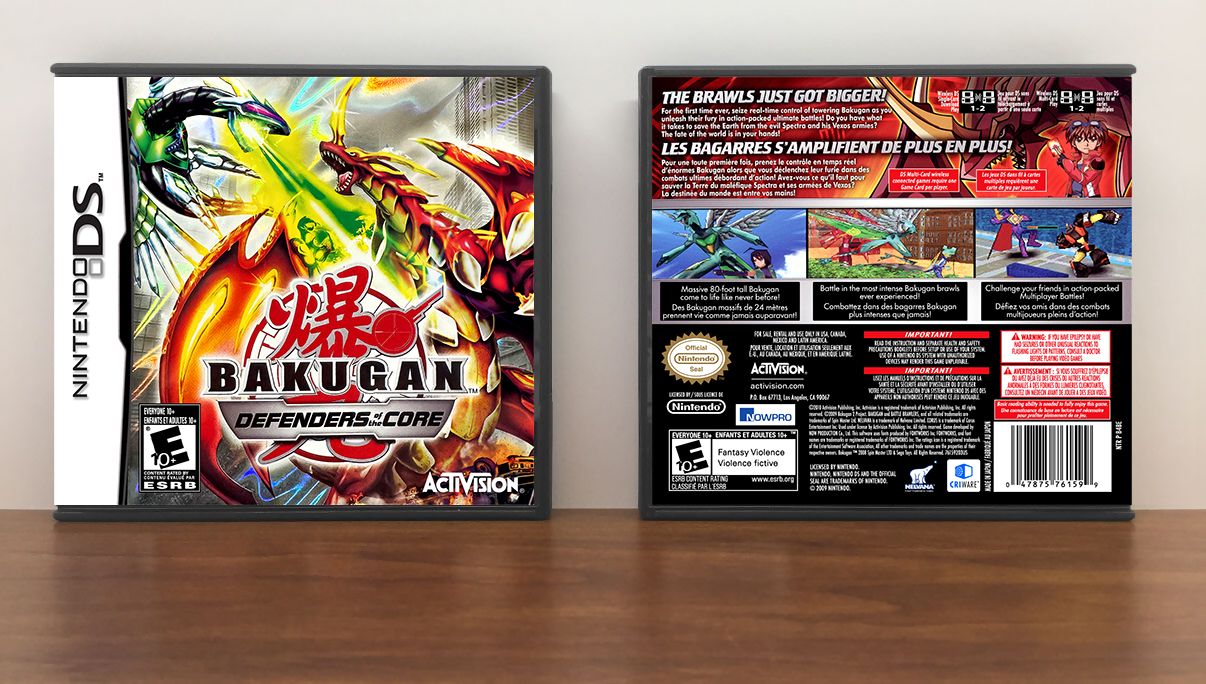 Bakugan: Defenders of the Core, Case Color: DARK GREY (OEM DS CASE COLOR)