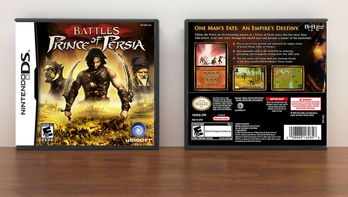 Battles of Prince of Persia, Case Color: DARK GREY (OEM DS CASE COLOR)