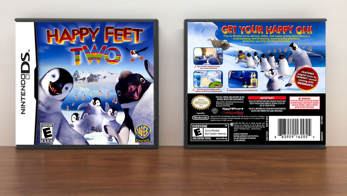 Happy Feet Two, Case Color: DARK GREY (OEM DS CASE COLOR)