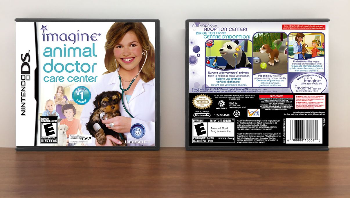 Imagine: Animal Doctor Care Center, Case Color: DARK GREY (OEM DS CASE COLOR)