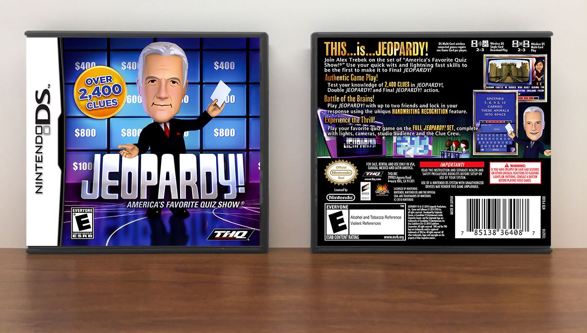 Jeopardy!, Case Color: DARK GREY (OEM DS CASE COLOR)