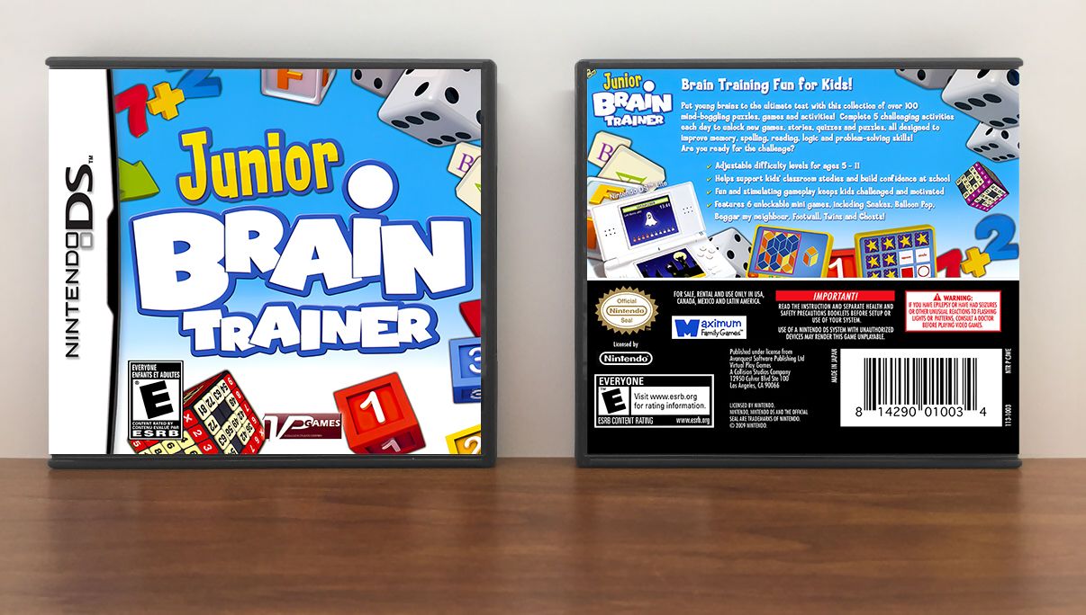 Junior Brain Trainer, Case Color: DARK GREY (OEM DS CASE COLOR)