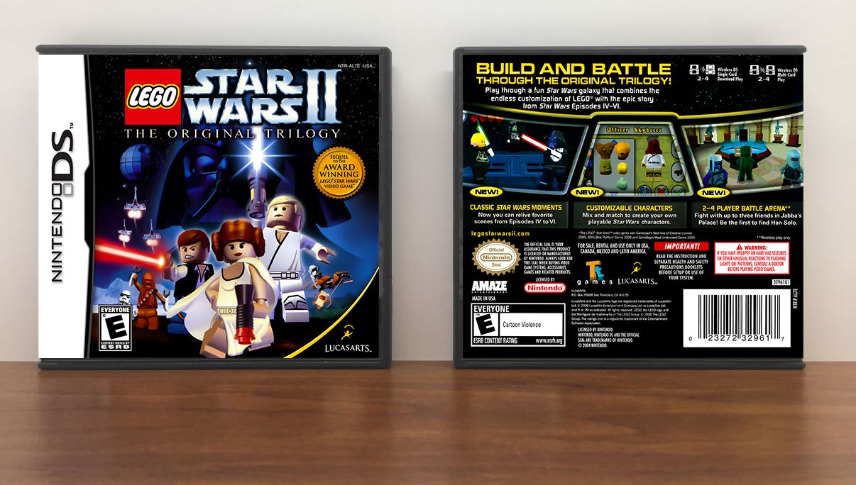 Lego Star Wars II: The Original Trilogy, Case Color: DARK GREY (OEM DS CASE COLOR)