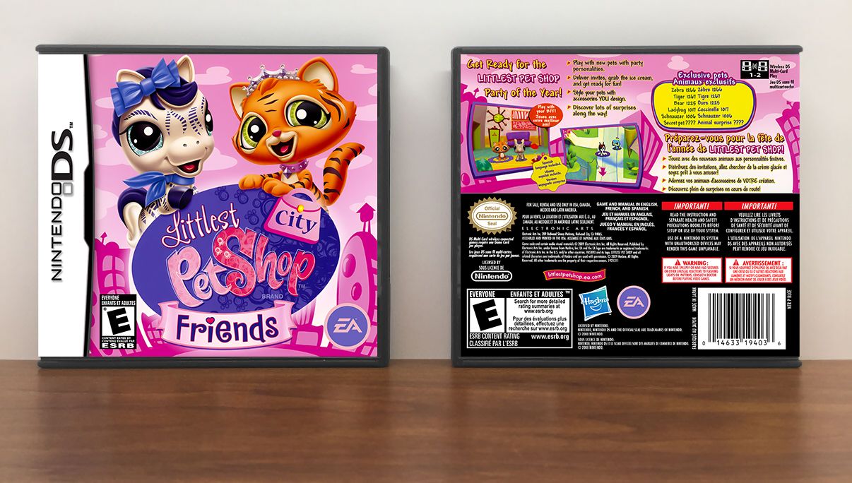 Littlest Pet Shop: City Friends, Case Color: DARK GREY (OEM DS CASE COLOR)