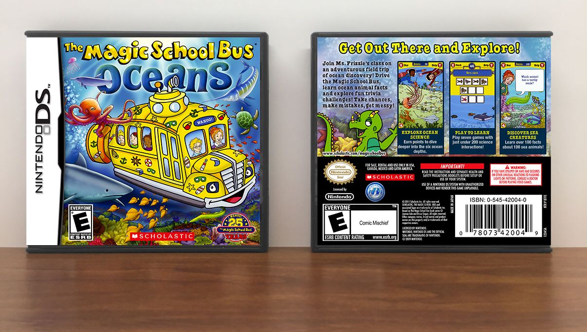 Magic School Bus, The: Oceans, Case Color: DARK GREY (OEM DS CASE COLOR)