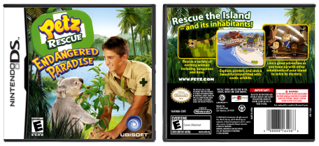 Petz Rescue: Endangered Paradise - DS Game Case