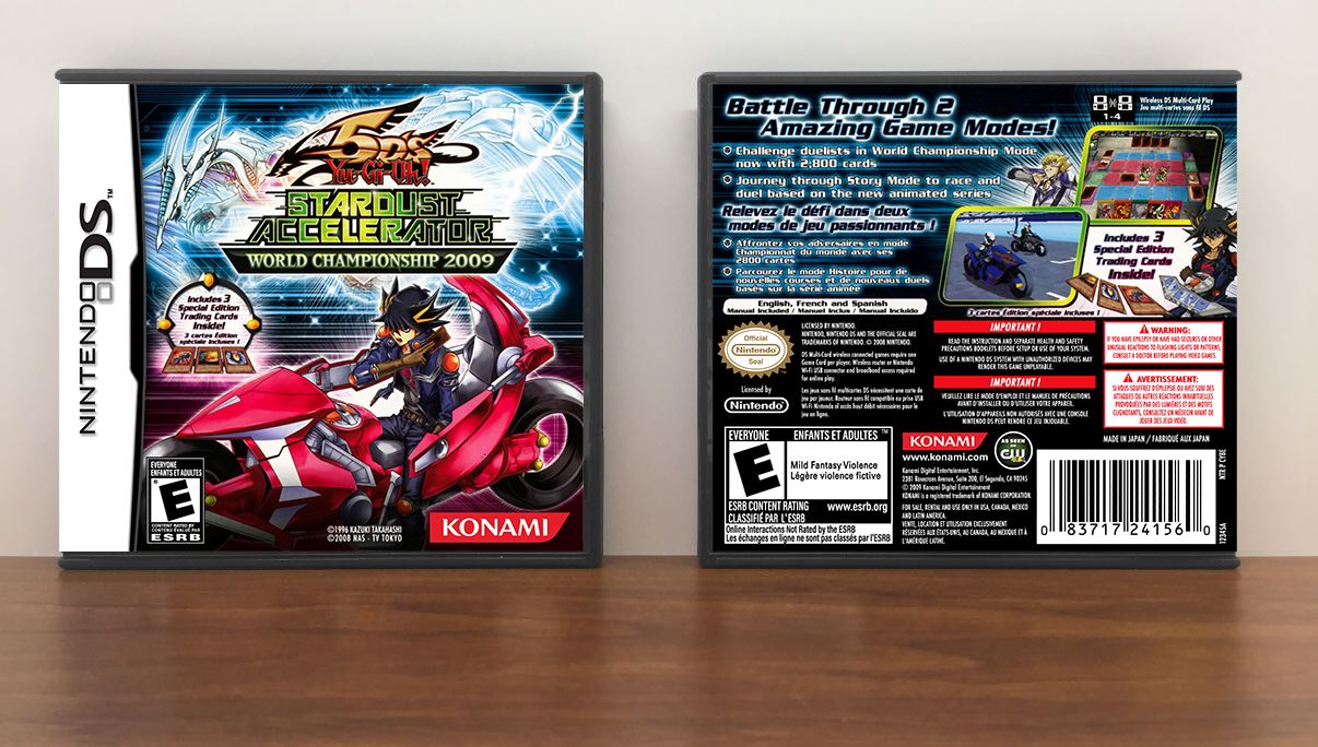 Yu-Gi-Oh! 5D's Stardust Accelerator: World Championship 2009, Case Color: DARK GREY (OEM DS CASE COLOR)