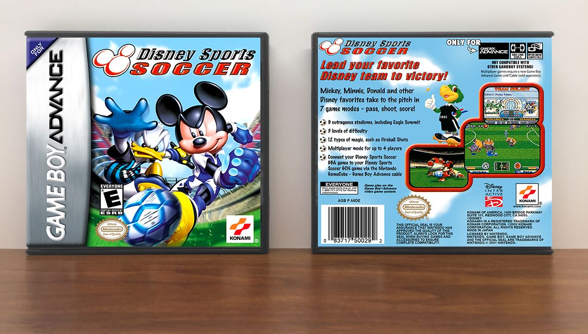 Disney Sports Soccer, Artwork Spine Color: Chrome