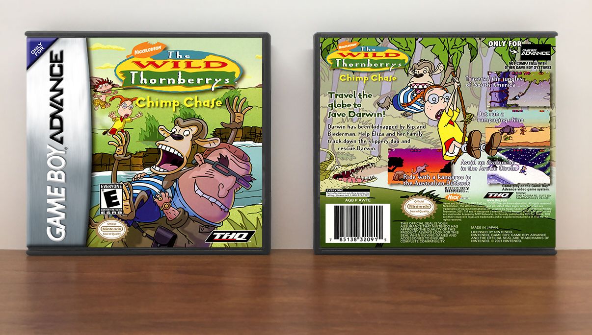 Wild Thornberrys, The: Chimp Chase, Artwork Spine Color: Chrome