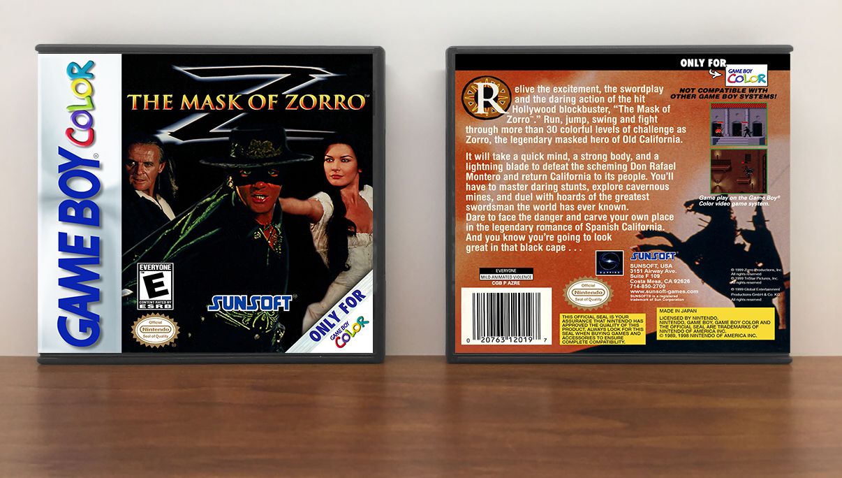 Mask of Zorro, Artwork Spine Color: Chrome