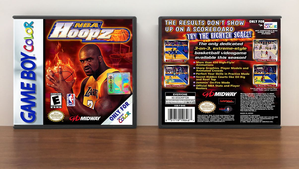 NBA Hoopz, Artwork Spine Color: Chrome