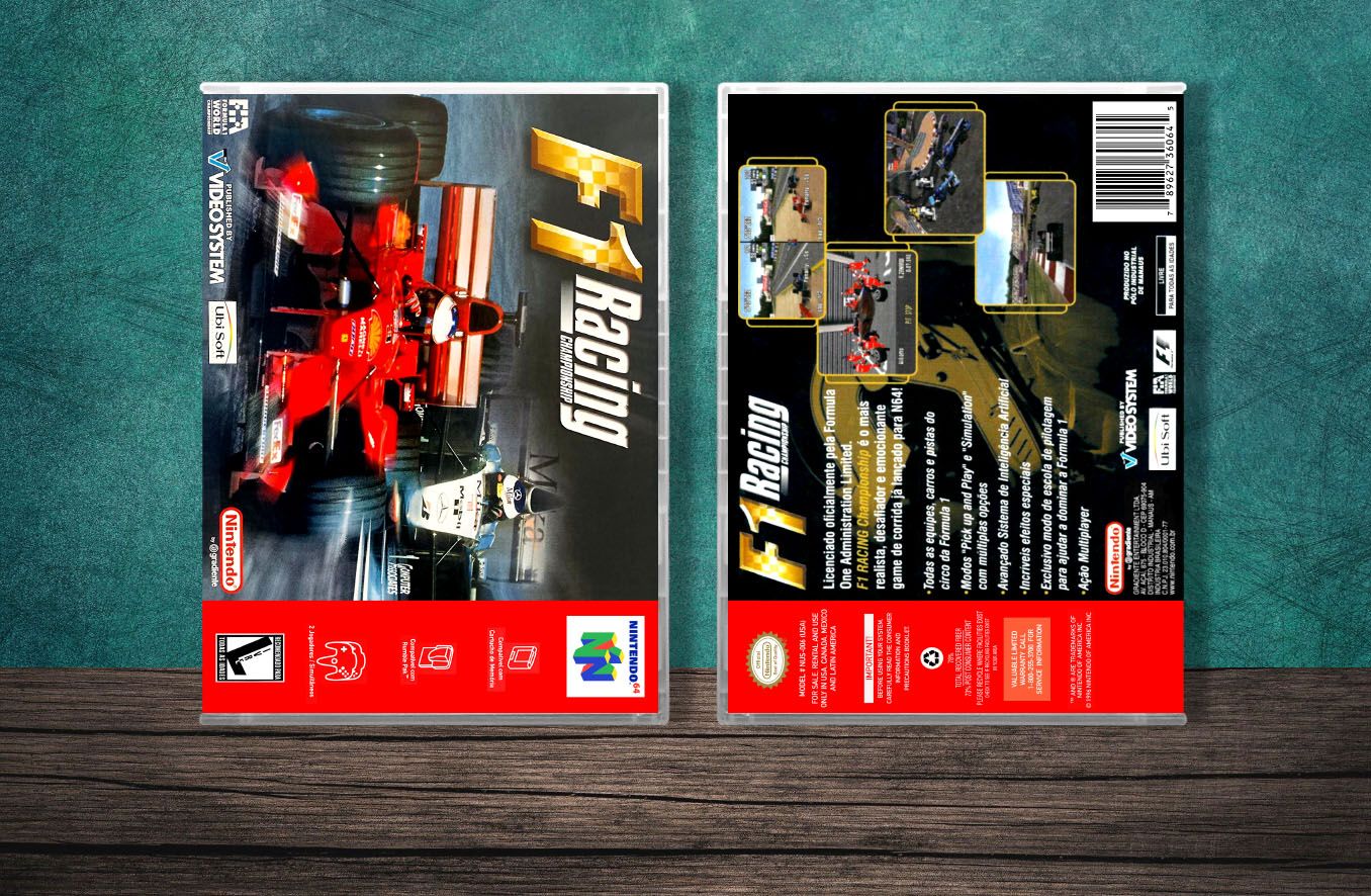 F1 Racing Championship (BR), Case Color: CLEAR (Transparent)