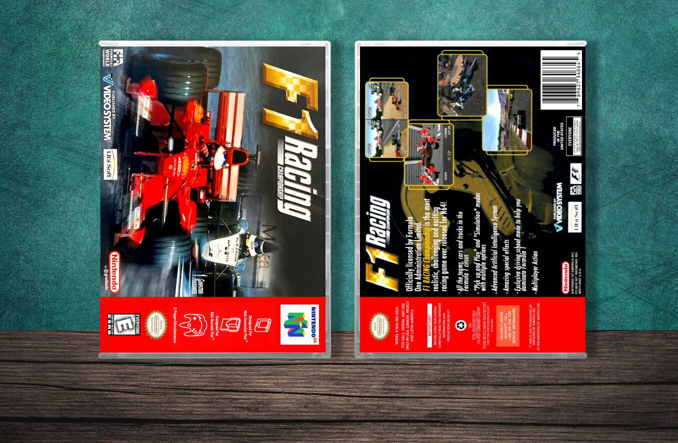 F1 Racing Championship, Case Color: CLEAR (Transparent)