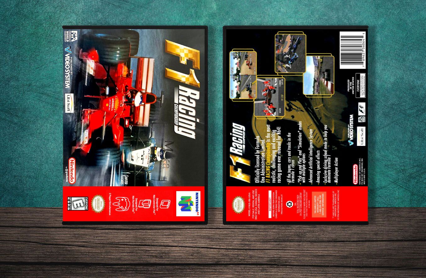 F1 Racing Championship, Case Color: DARK GREY (OEM DS CASE COLOR)