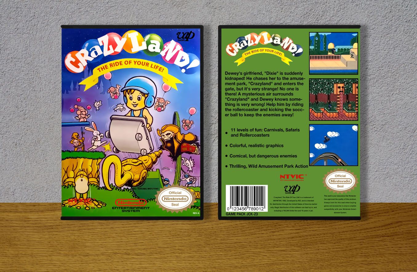 Crazyland! The Ride of Your Life!, Case Color: DARK GREY (OEM DS CASE COLOR)