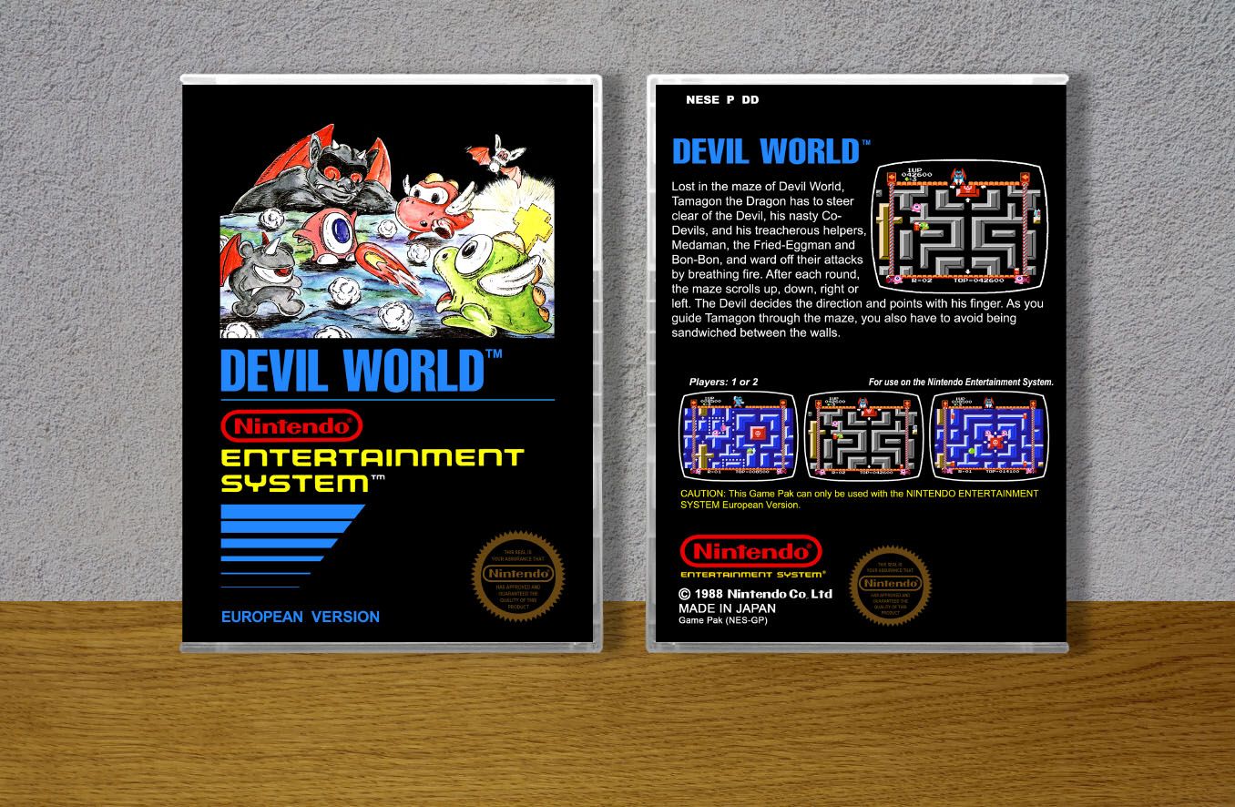 Devil World (PAL), Case Color: CLEAR (Transparent)