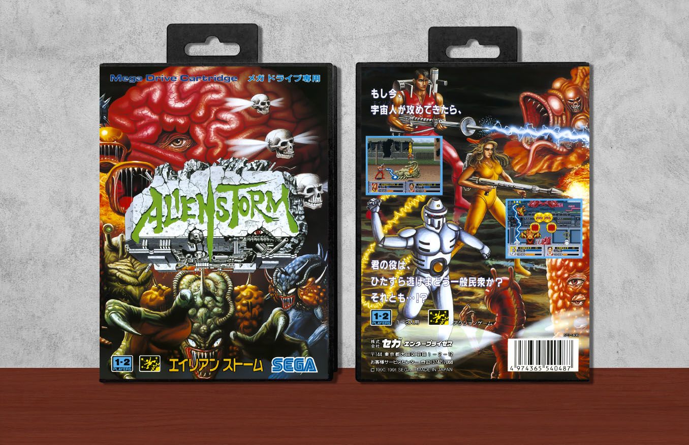 Alien Storm, Case Color: Black