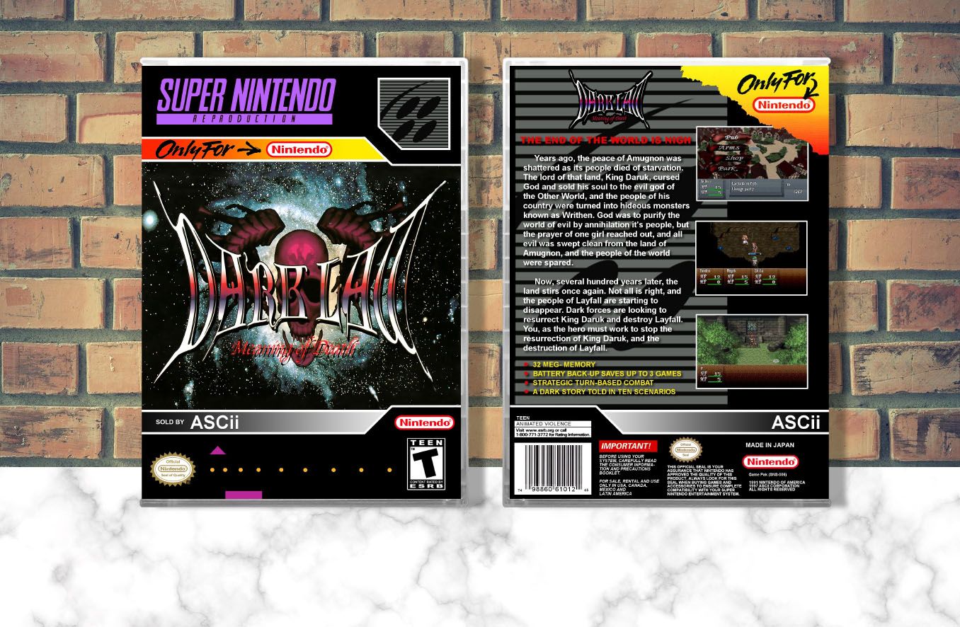 Dark Law: Meaning of Death (Repro Spine), Case Color: CLEAR (Transparent)