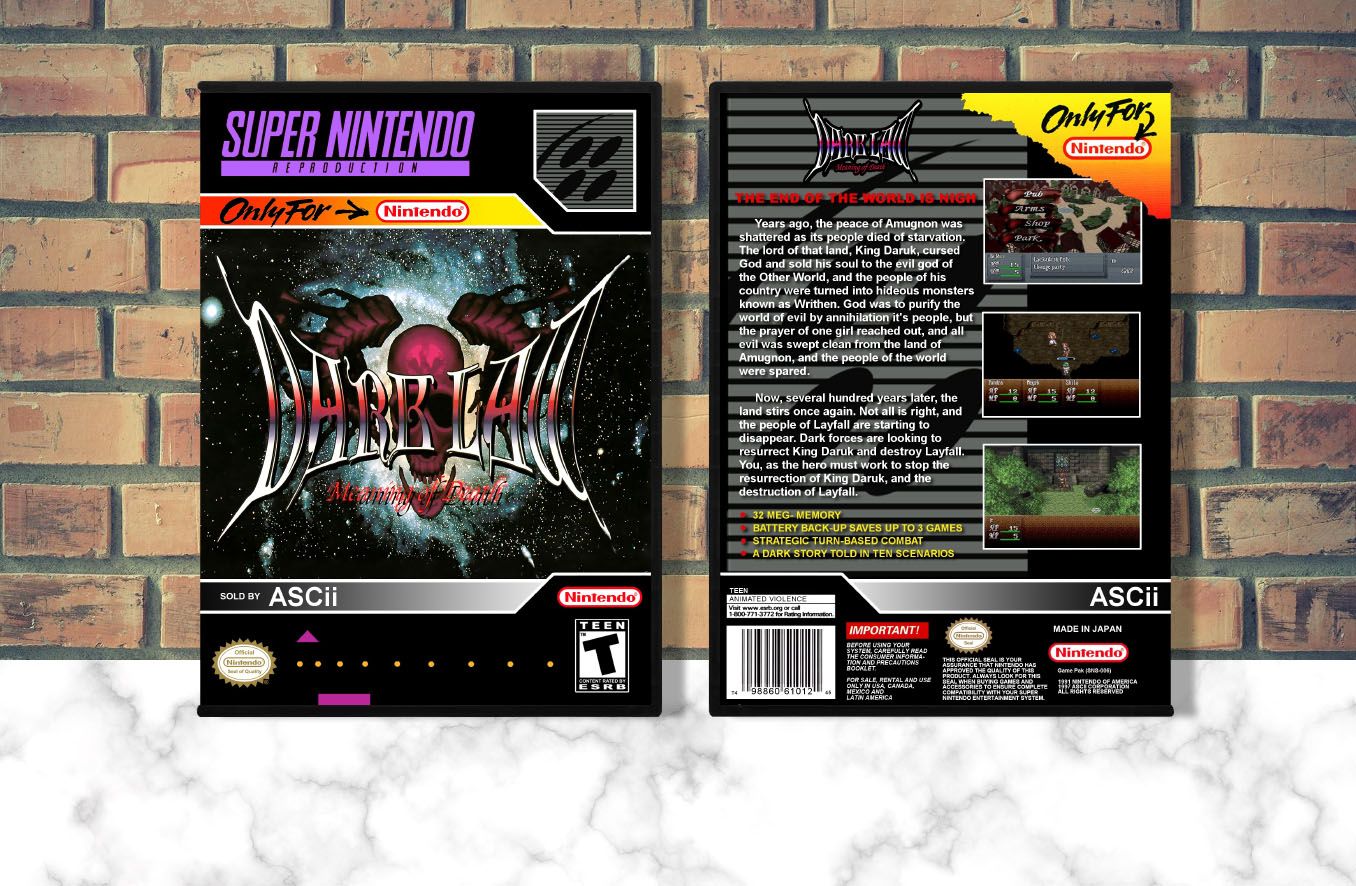Dark Law: Meaning of Death (Repro Spine), Case Color: DARK GREY (OEM DS CASE COLOR)