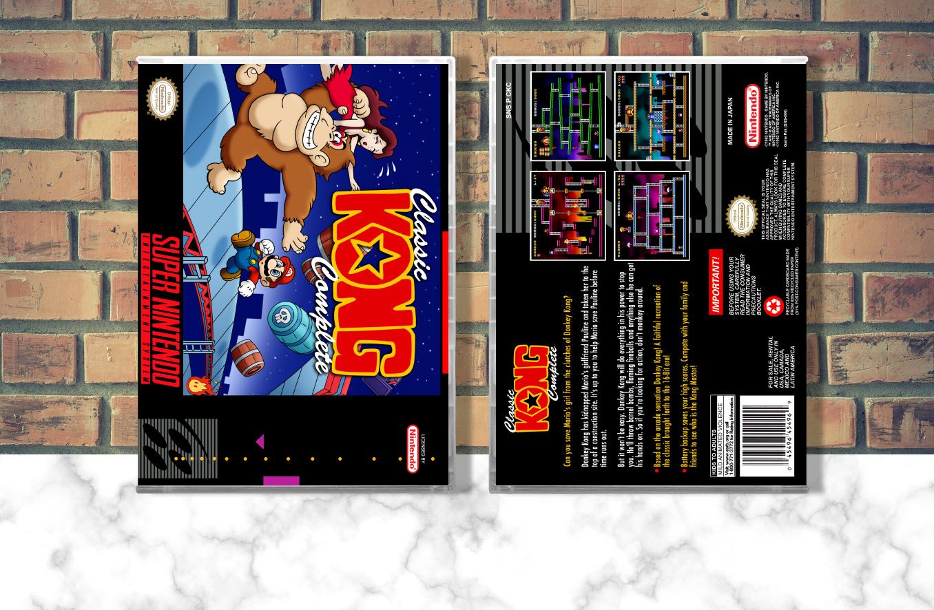 Classic Kong Complete, Case Color: CLEAR (Transparent)
