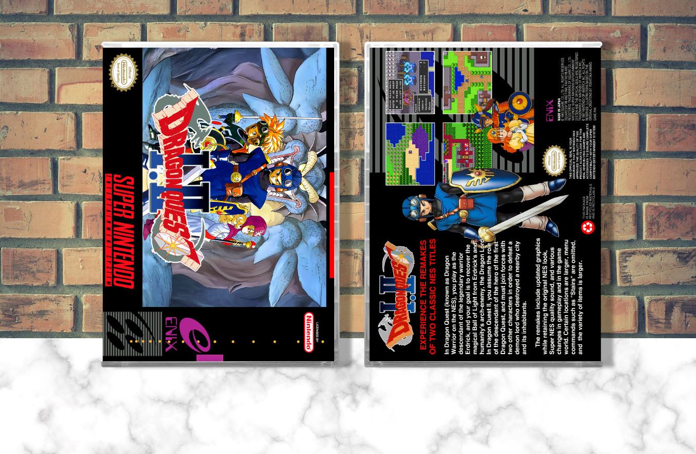 Dragon Quest I &amp; II, Case Color: CLEAR (Transparent)