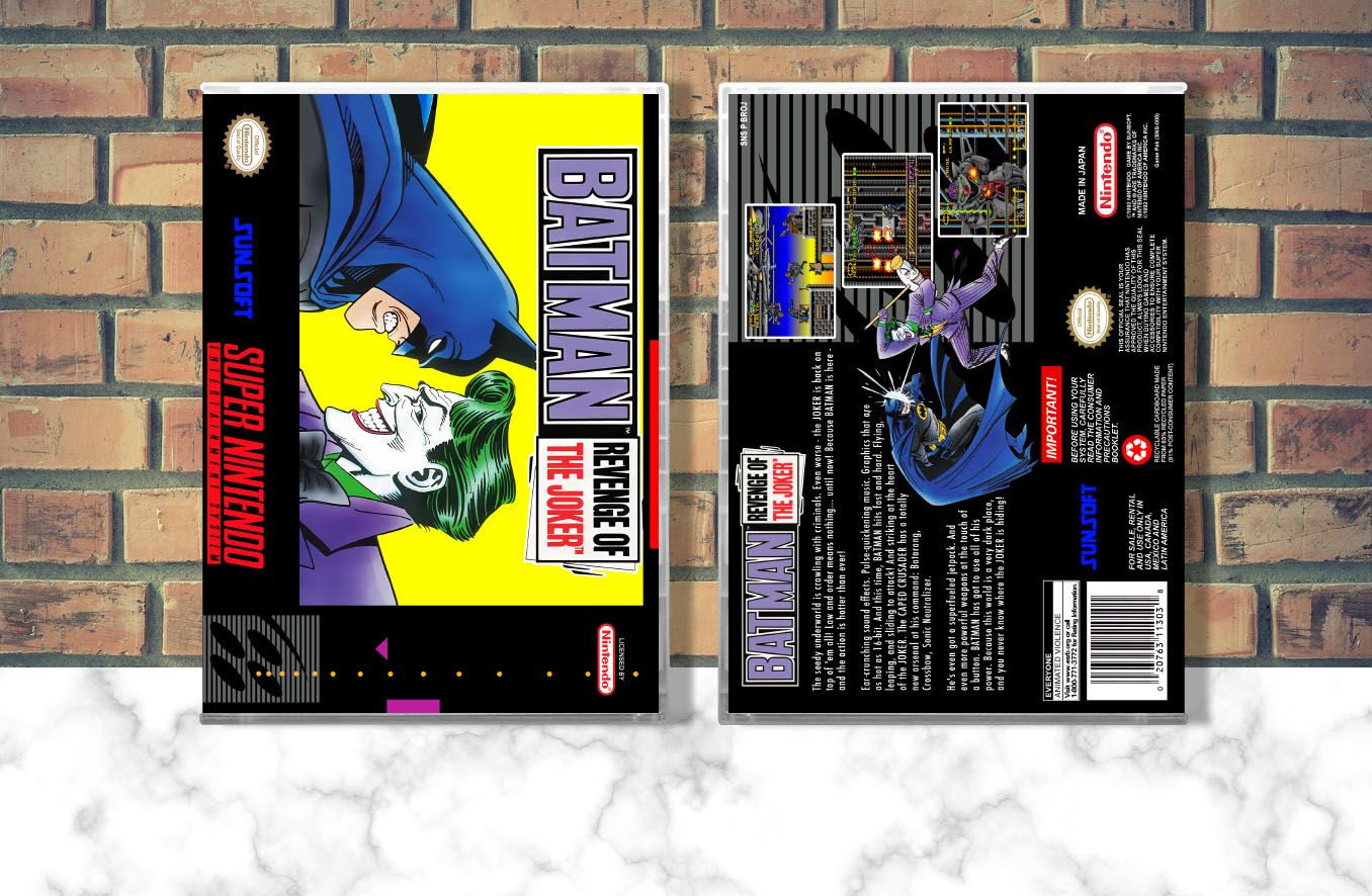 Batman Revenge of the Joker, Case Color: CLEAR (Transparent)