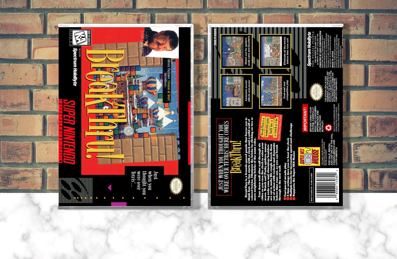 BreakThru!, Case Color: CLEAR (Transparent)