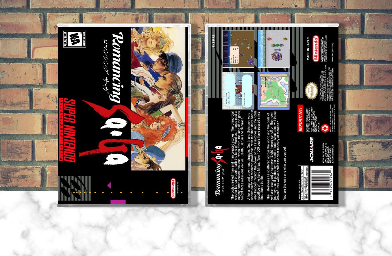 Romancing SaGa, Case Color: CLEAR (Transparent)