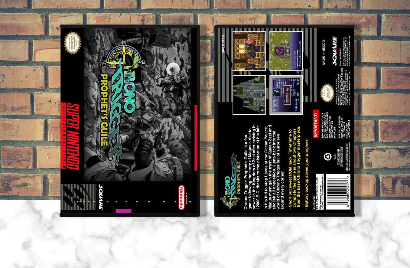 Chrono Trigger: Prophet's Guile, Case Color: DARK GREY (OEM DS CASE COLOR)