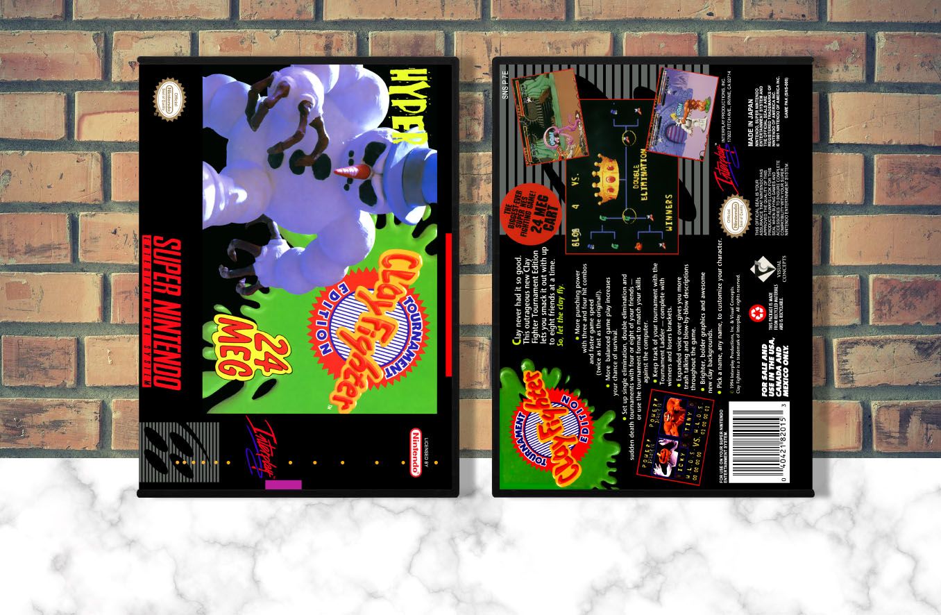 Clay Fighter: Tournament Edition, Case Color: DARK GREY (OEM DS CASE COLOR)