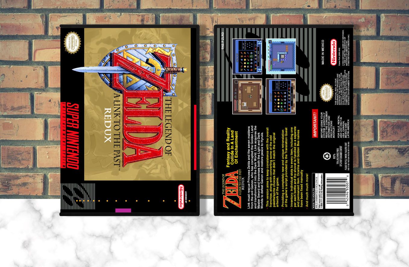 Legend of Zelda, The: A Link to the Past Redux, Case Color: DARK GREY (OEM DS CASE COLOR)