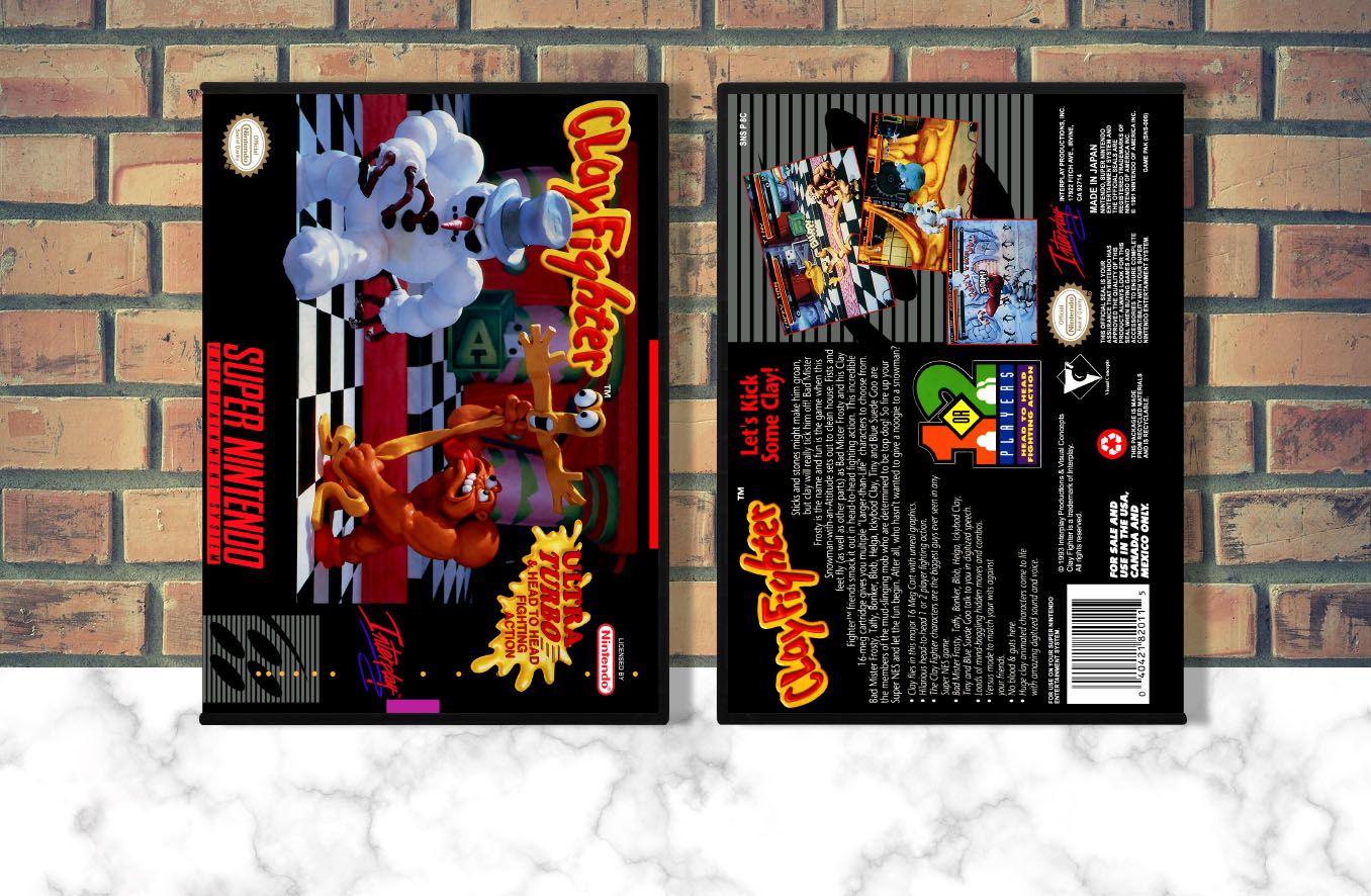 Clay Fighter, Case Color: DARK GREY (OEM DS CASE COLOR)