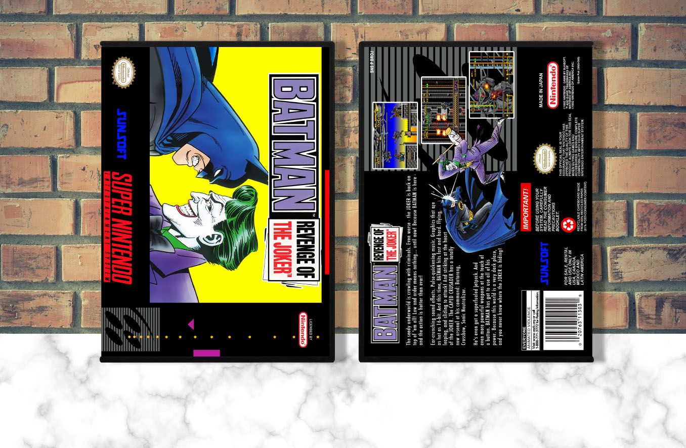 Batman Revenge of the Joker, Case Color: DARK GREY (OEM DS CASE COLOR)