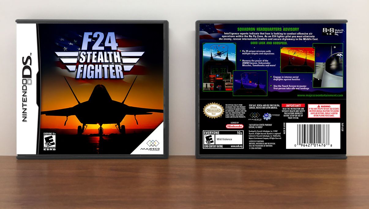 F24: Stealth Fighter, Case Color: DARK GREY (OEM DS CASE COLOR)