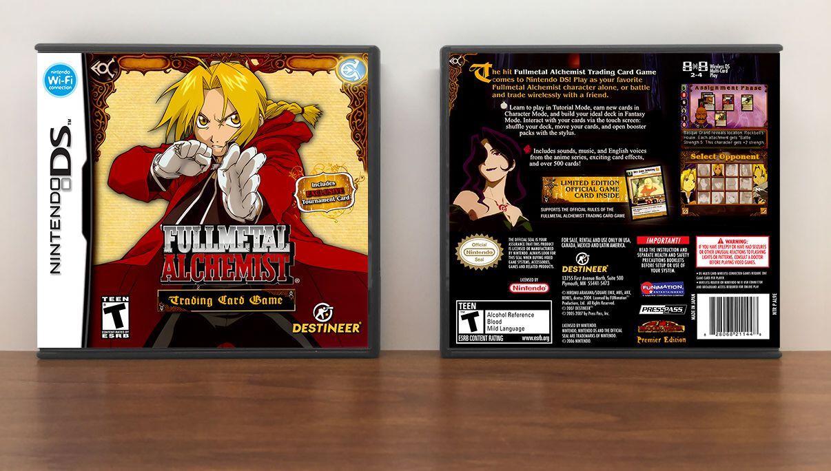 Fullmetal Alchemist: Trading Card Game, Case Color: DARK GREY (OEM DS CASE COLOR)