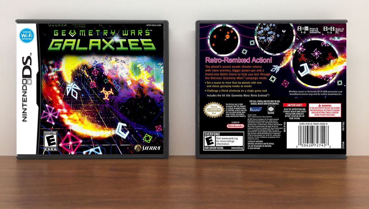 Geometry Wars: Galaxies, Case Color: DARK GREY (OEM DS CASE COLOR)