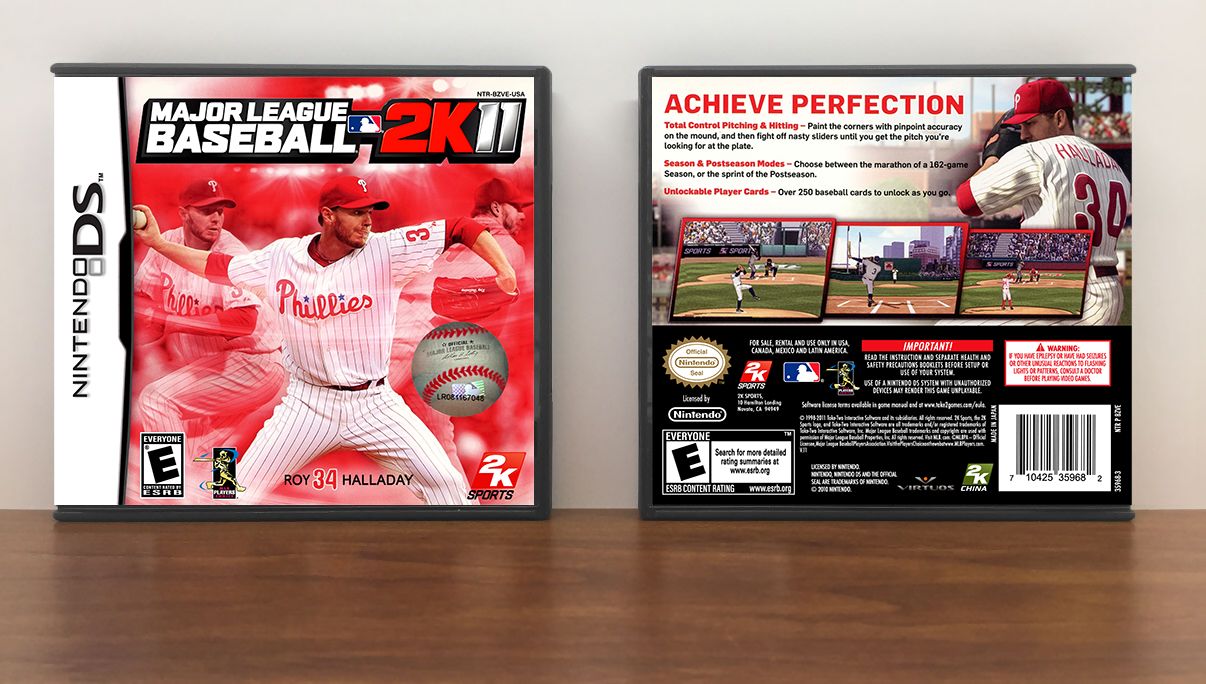 Major League Baseball 2K11, Case Color: DARK GREY (OEM DS CASE COLOR)