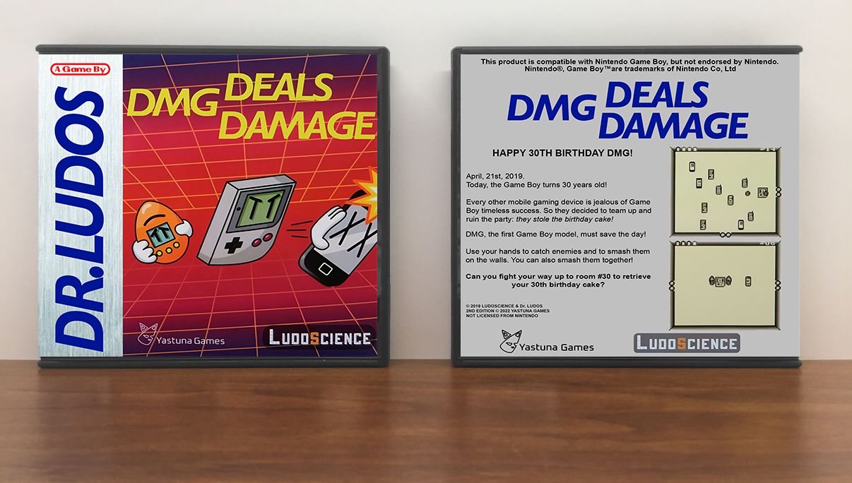 DMG Deals Damage, Artwork Spine Color: Chrome