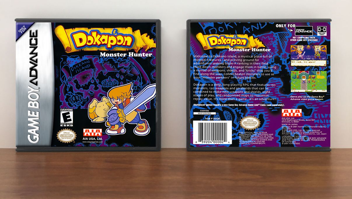 Dokapon: Monster Hunter, Artwork Spine Color: Chrome